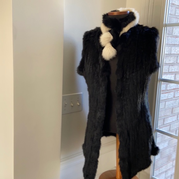 Love Token Jackets & Blazers - Love Token Rex Rabbit Fur Vest